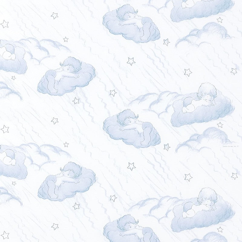 Twinkle 5" 88 Coil Crib Toddler Mattress Blue Clouds GREENGUARD Certified11