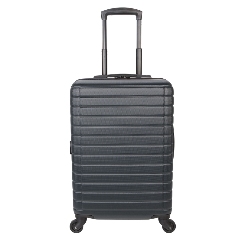 Protégé Vacationer 20" Carry On Expandable Hardside Luggage Dark Grey Spinner10