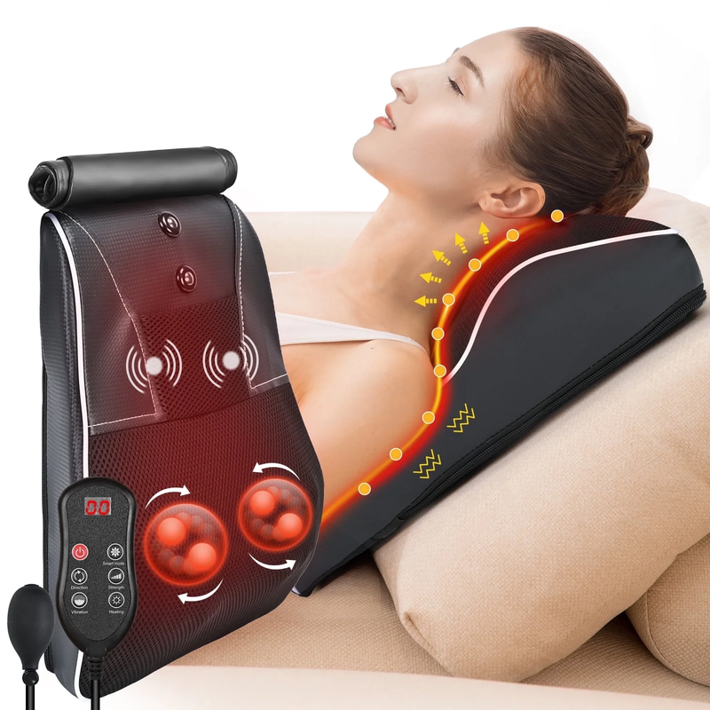 Shiatsu Neck and Back Massager with Heat,Neck Massager for Pain Relief Deep Tiss11