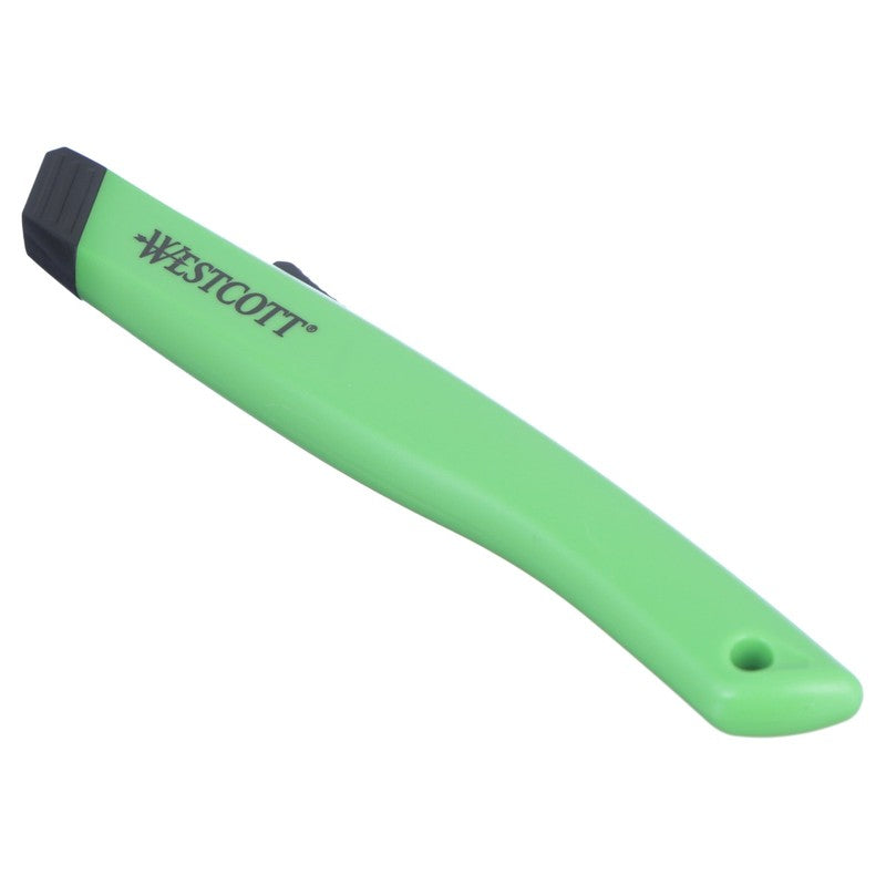 Full Size Auto Retractable Ceramic Utility Box Cutter, Plastic, Green, 1 Count10