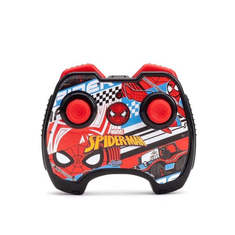 Jada Spider Man Buggy RC with Non Removable Spider Man Figure – 7", Turbo Button11