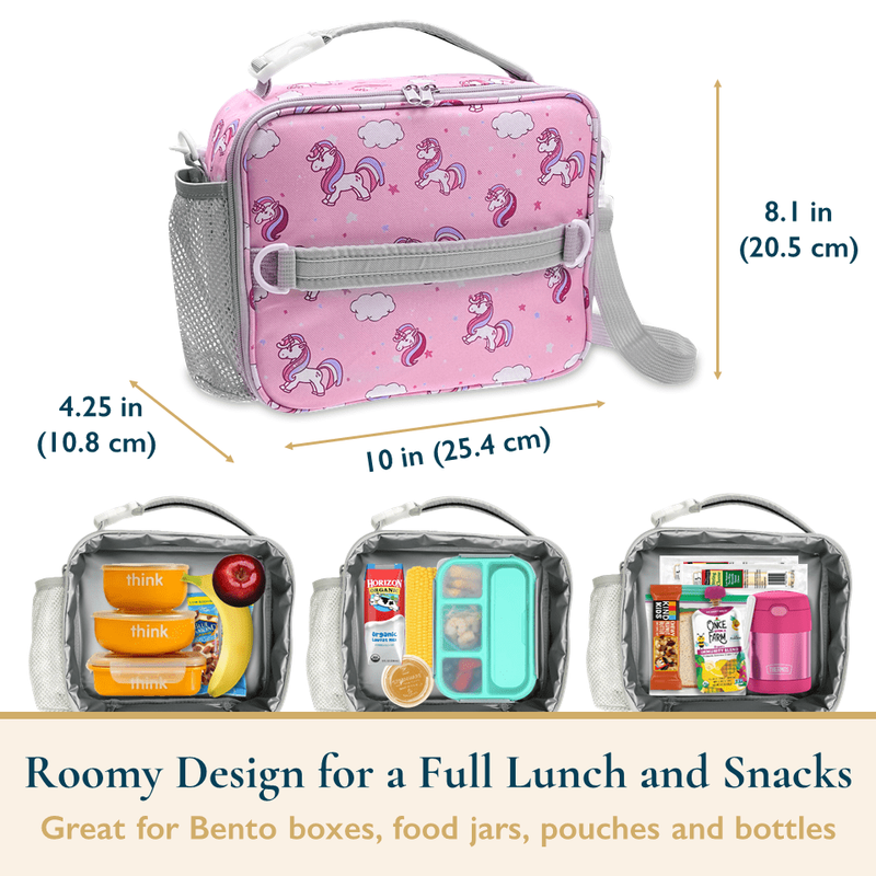 Lunch Bag for Kids – Insulated Lunch Box for Girls and Boys, Cute Reusable Coole11