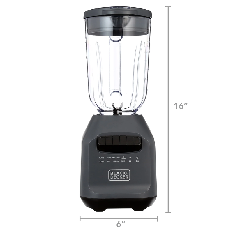 Ice Crush Blender, 56 Oz Plastic Jar, 750W, 6 Tip Blade, 8 Speeds + Pulse11