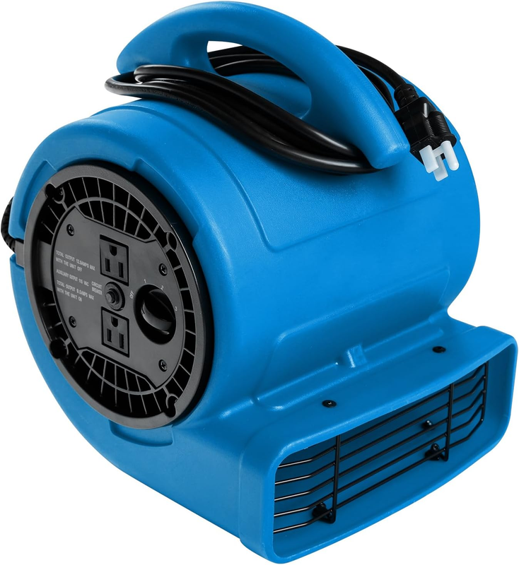 1/5Hp Air Mover 800Cfm Blower Fan Carpet Floor Drying Fan - 3-Speed Compact Air 10