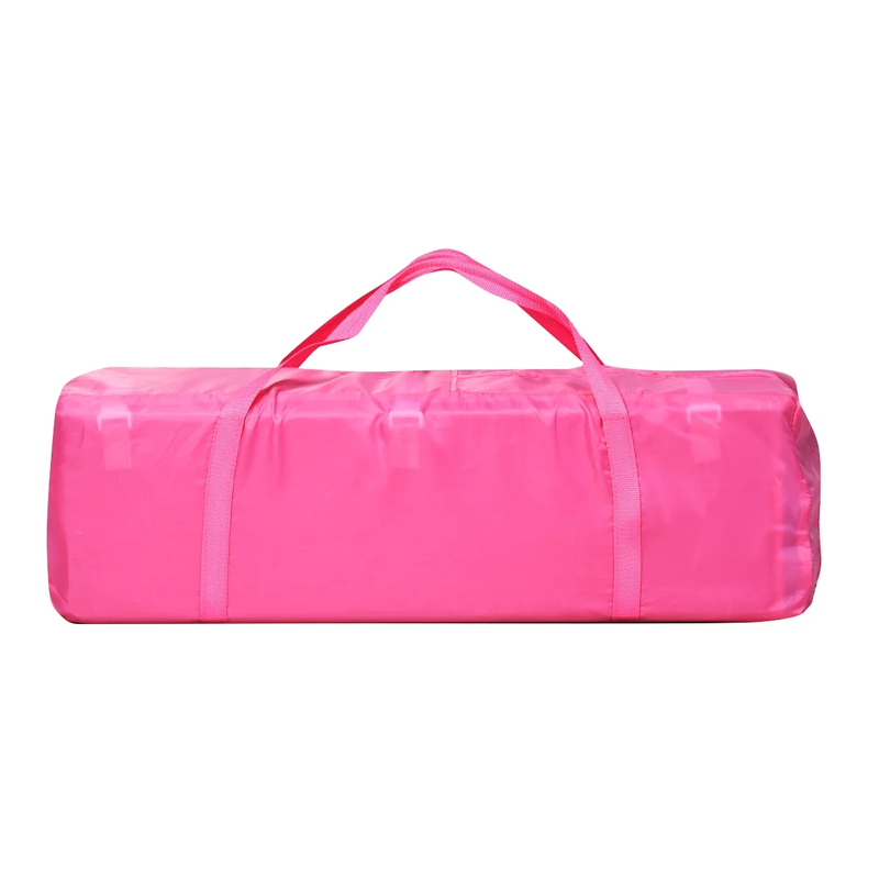 Foldable Baby Crib Playpen Travel Infant Flat Bassinet Bed Mosquito Net Music wi10