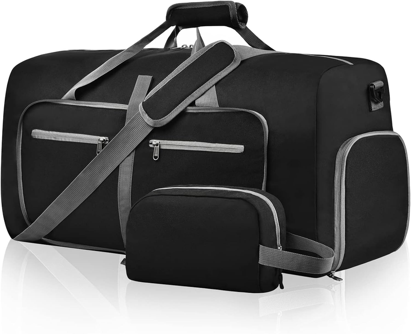 Duffle Bag Shoes Compartment Foldable Travel Waterproof Adjustable Strap Men10