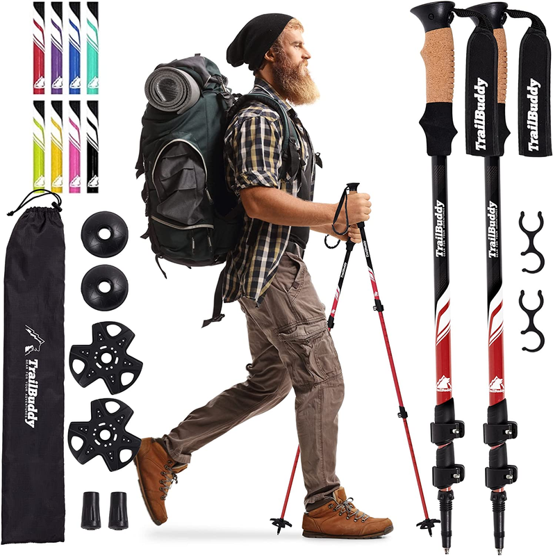 Trekking Poles – Lightweight 7075 Aluminum Hiking Poles for Women, Men & Seniors8