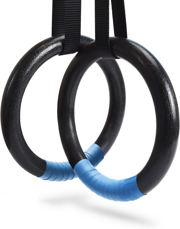 Gymnastic Rings 1100Lb Capacity, 14.76Ft Adjustable Straps, Non Slip Home Gym10