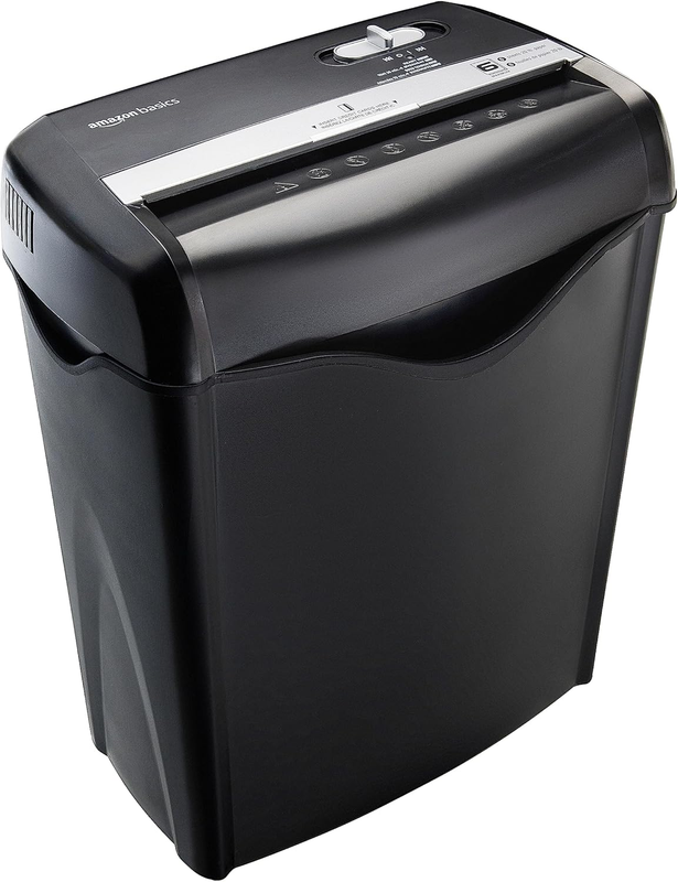 6 Sheet Cross Cut Paper and Credit Card Home Office Shredder with 3.8 Gallon Bin10