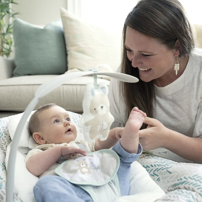 Cozy 3-in-1 Vibrating Baby Bouncer & Rocker Chair - Gray11