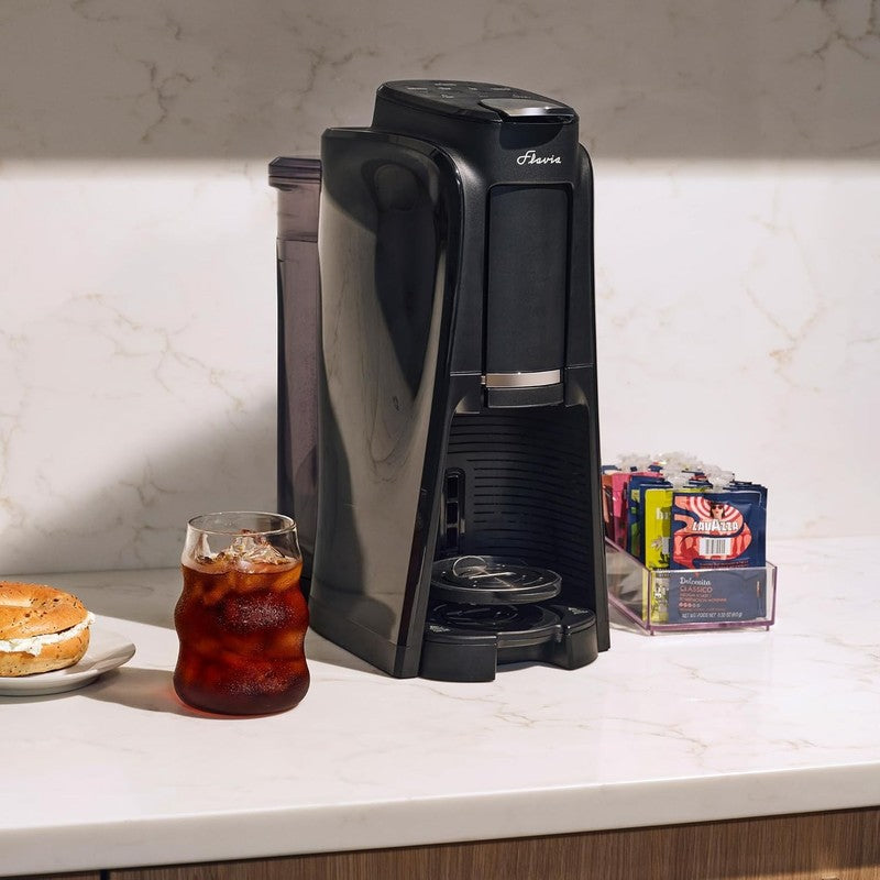 Aroma Brewer Single Serve Coffee Maker for Lattes Tea Hot & Iced Black11