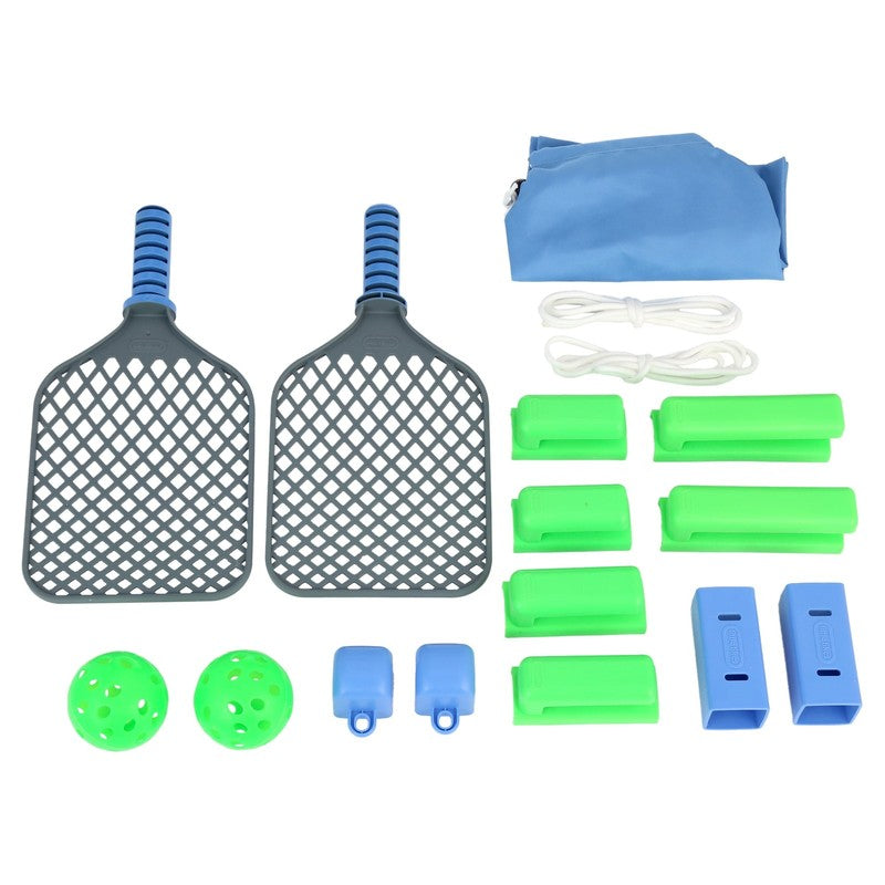 Totsports Pickleball Set, Includes 2 Paddles, 2 Balls, & Net, Ages 3+, Blue11