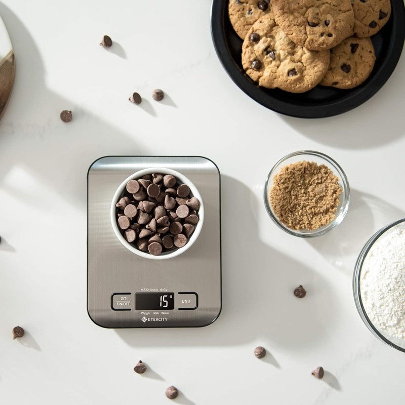 Digital Kitchen Scale for Cooking, Baking & Meal Prep Stainless Steel Design11