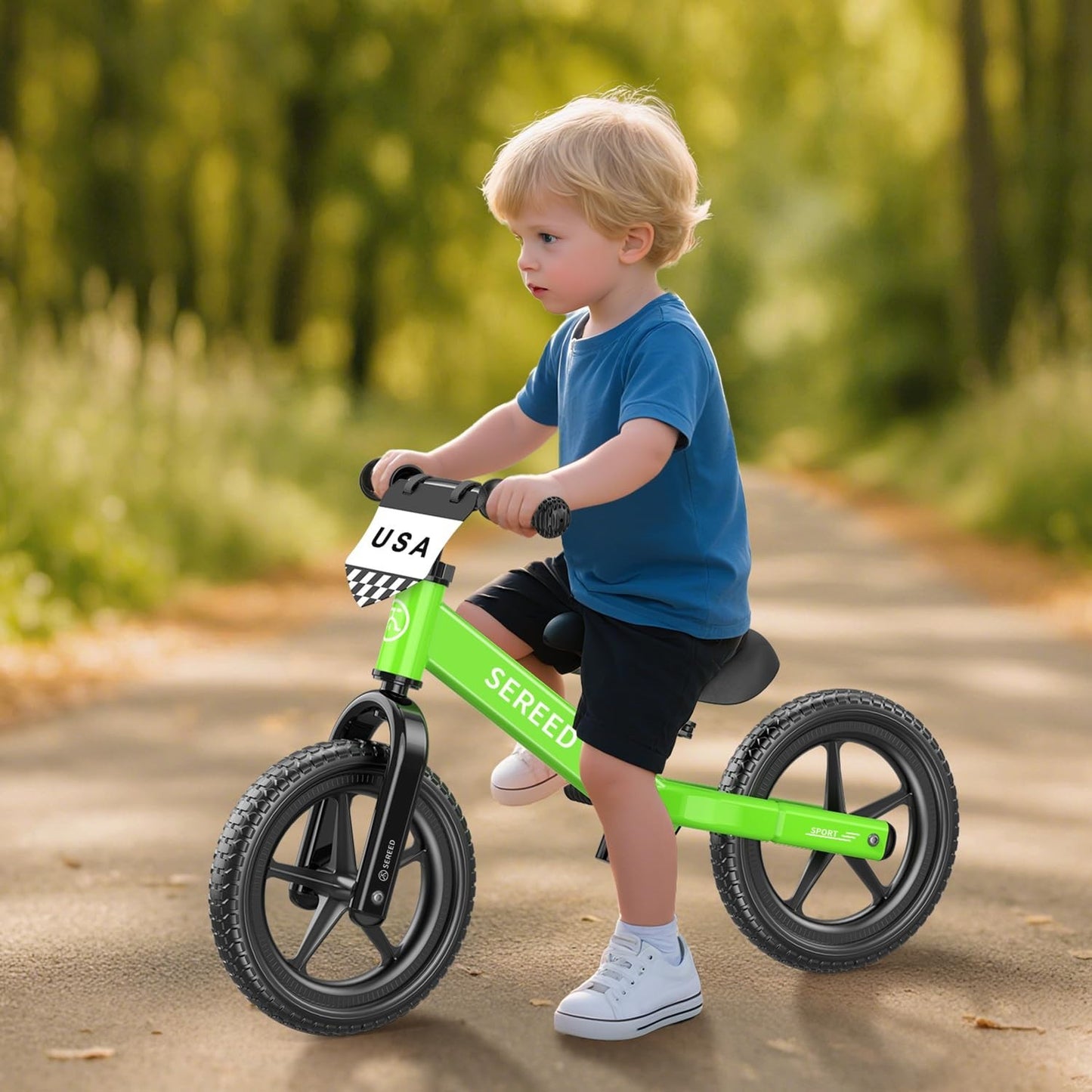 No Pedal Toddler Balance Bike for Ages 2 5, Adjustable, Custom Stickers, Gift Id8