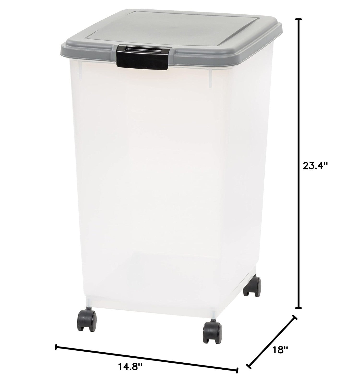 Airtight Pet Food Storage Container with Scoop, BPA Free, 69 QT, Removable Wheel12