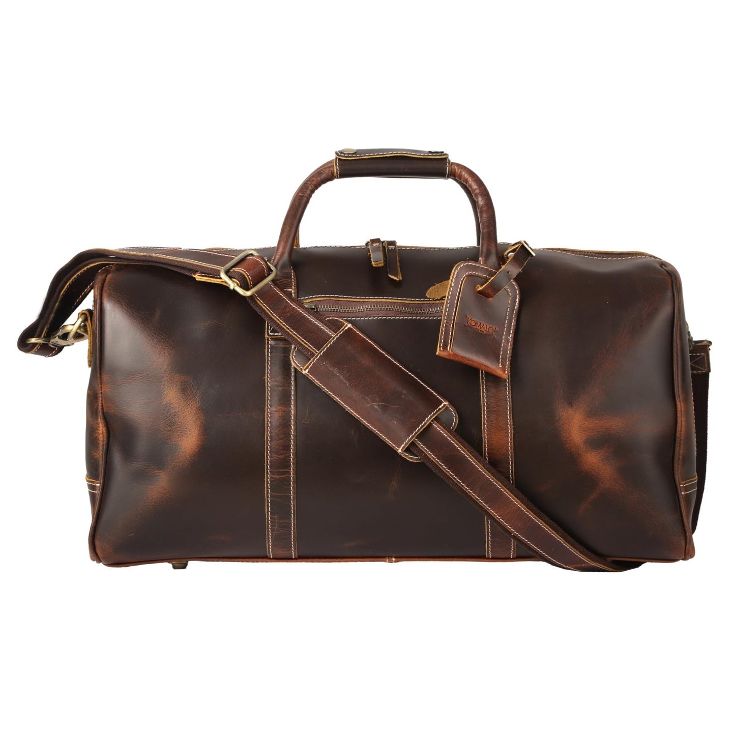Leather Duffle Bag for Travel, Overnight & Gym - 20 Inch Holdall for Men & Women6