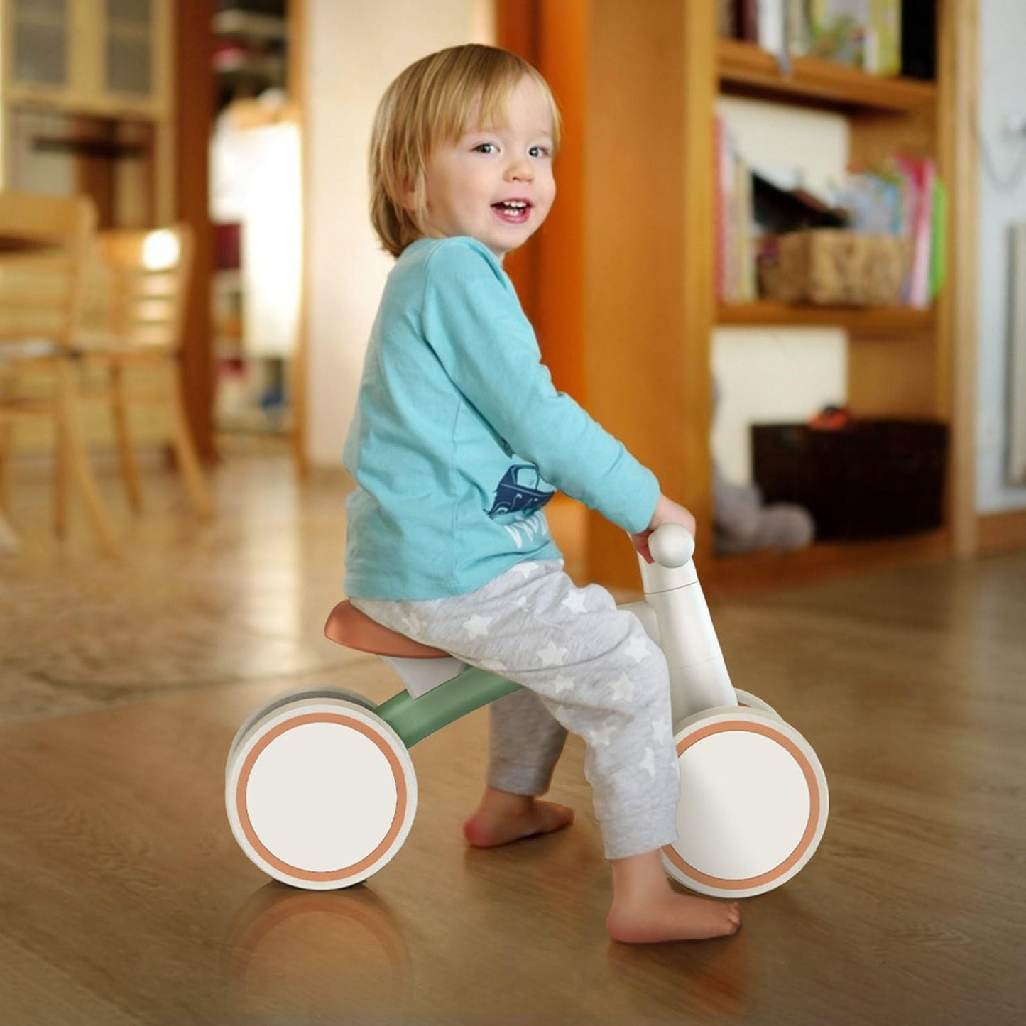 Toddler Balance Bike for 1 Year Old 4 Wheels, First Birthday Gift, 12 24 Month8