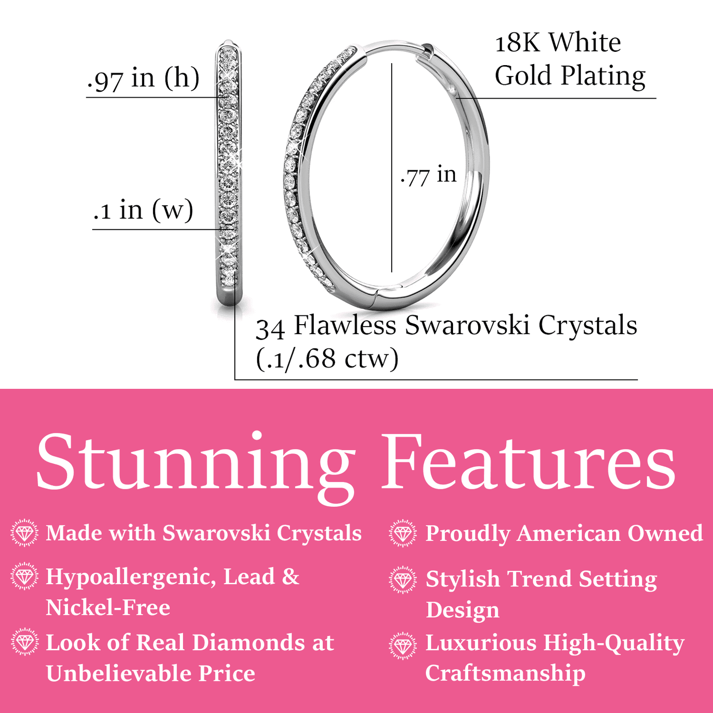 The Time and Tru Women's Layered Necklace with Cubic Zirconia Pendant is a stunn1
