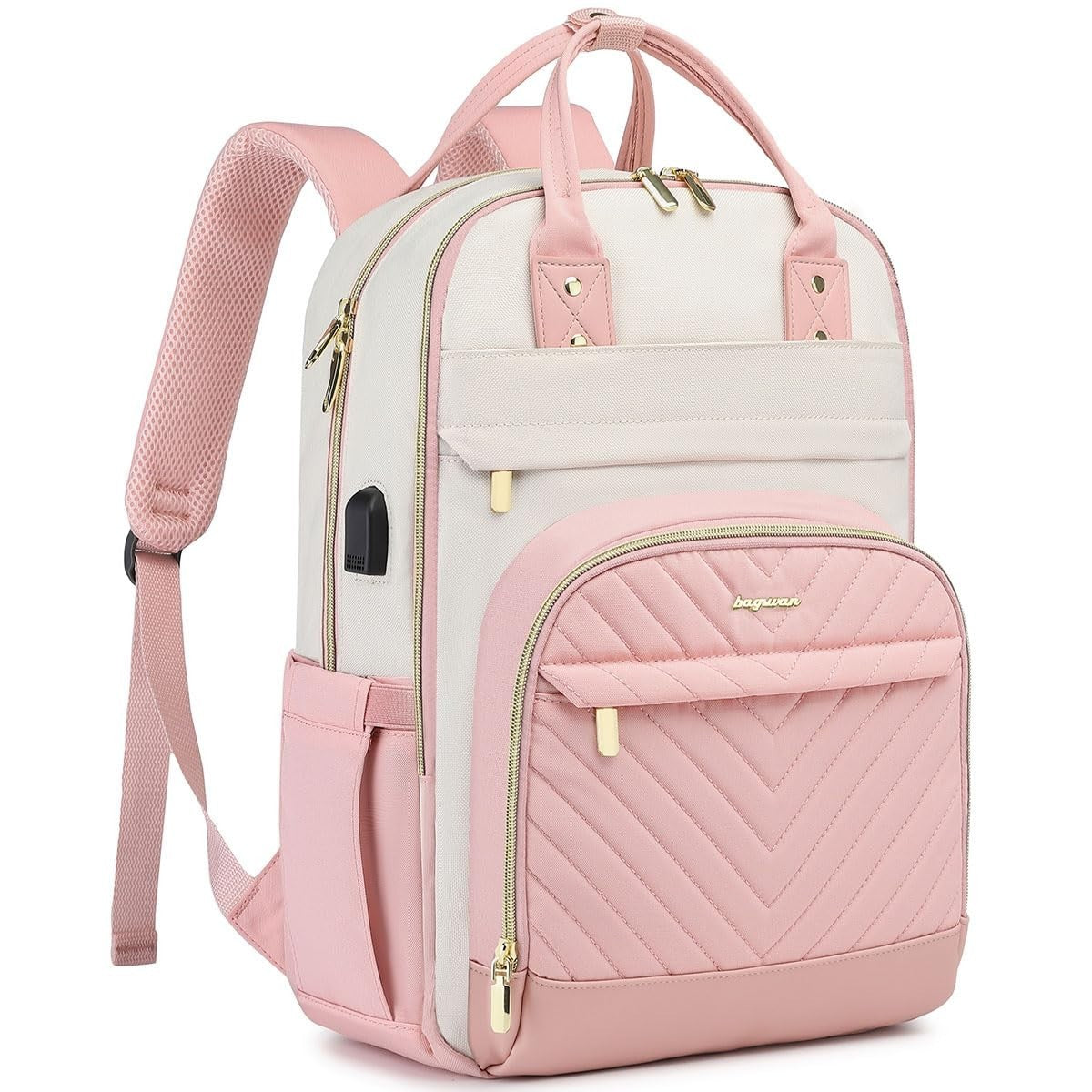 Stylish 15.6" Laptop Backpack for Women Waterproof Travel Bag, Work & College7