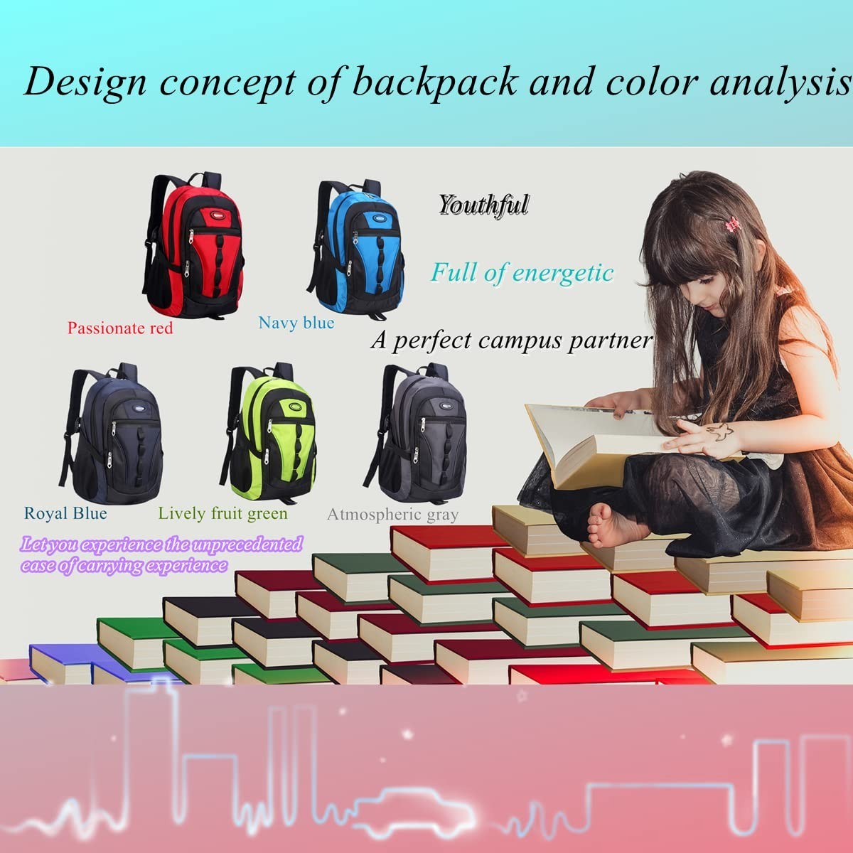 Teens School Backpack Casual Daypack for Boys & Girls Outdoor Travel Knapsack6