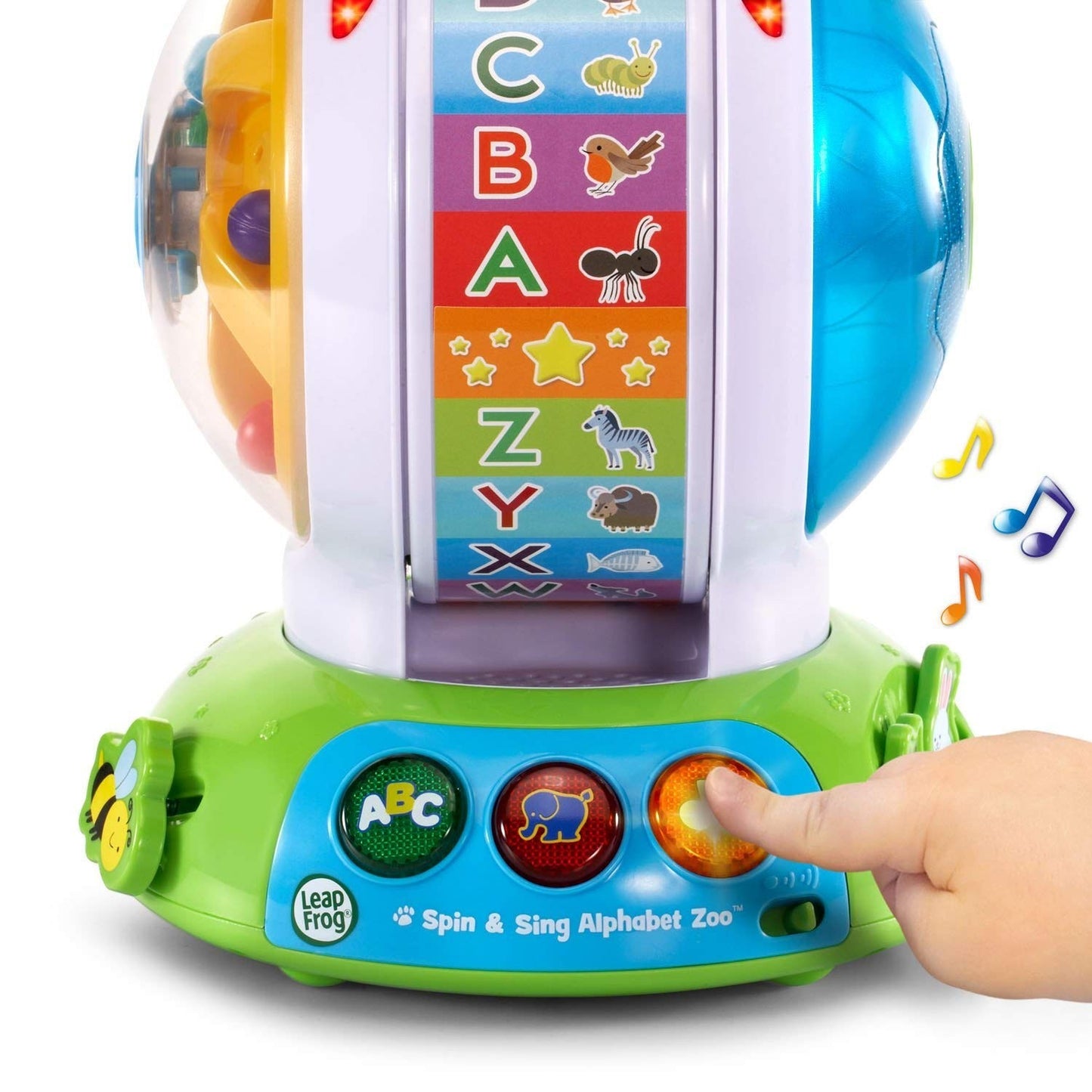 Interactive Spin and Sing Alphabet Zoo Toy Educational Learning Fun for Kids3