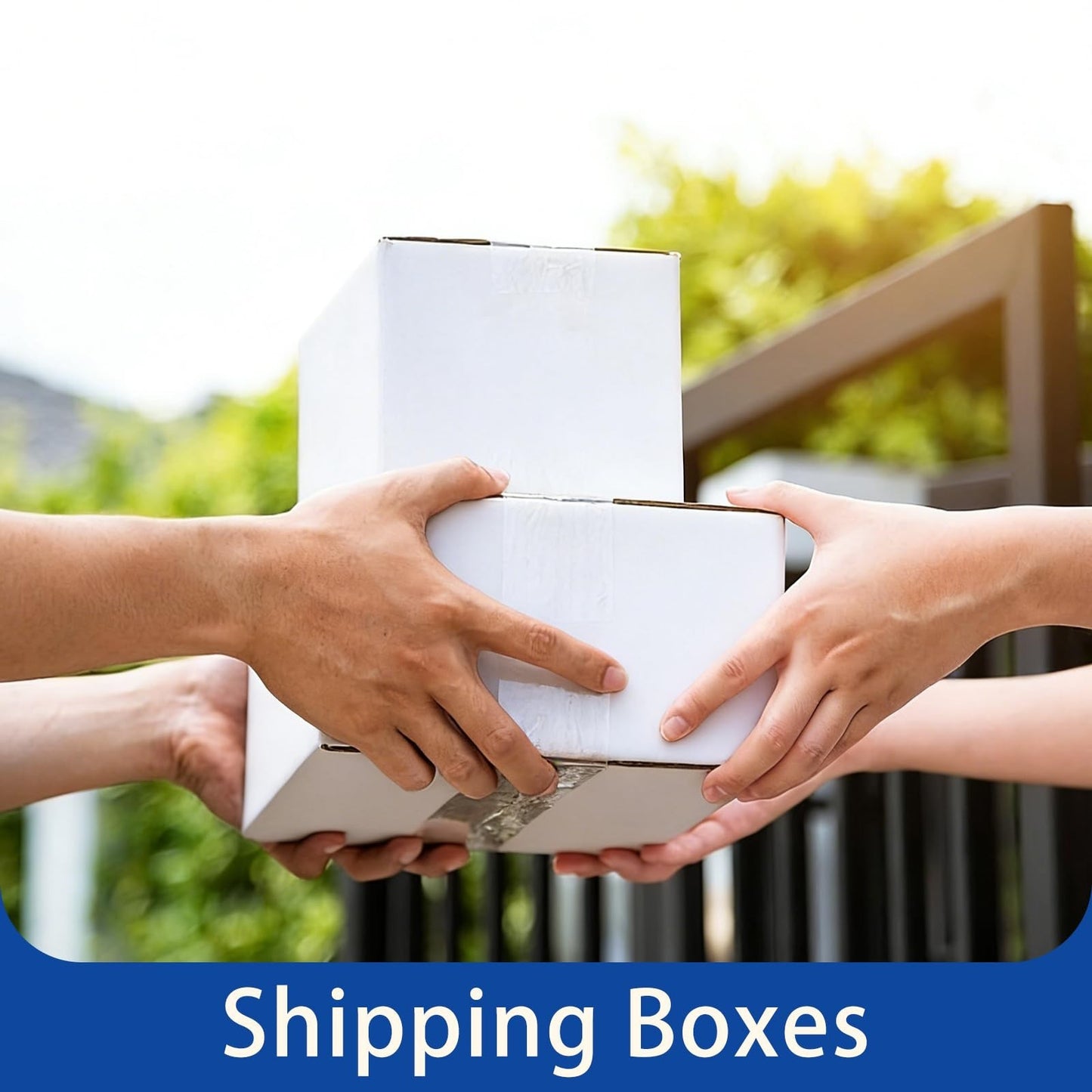 50 Pack 10x7x5" Corrugated Shipping Boxes - White, 3-Layer Mailer Packing Suppli4