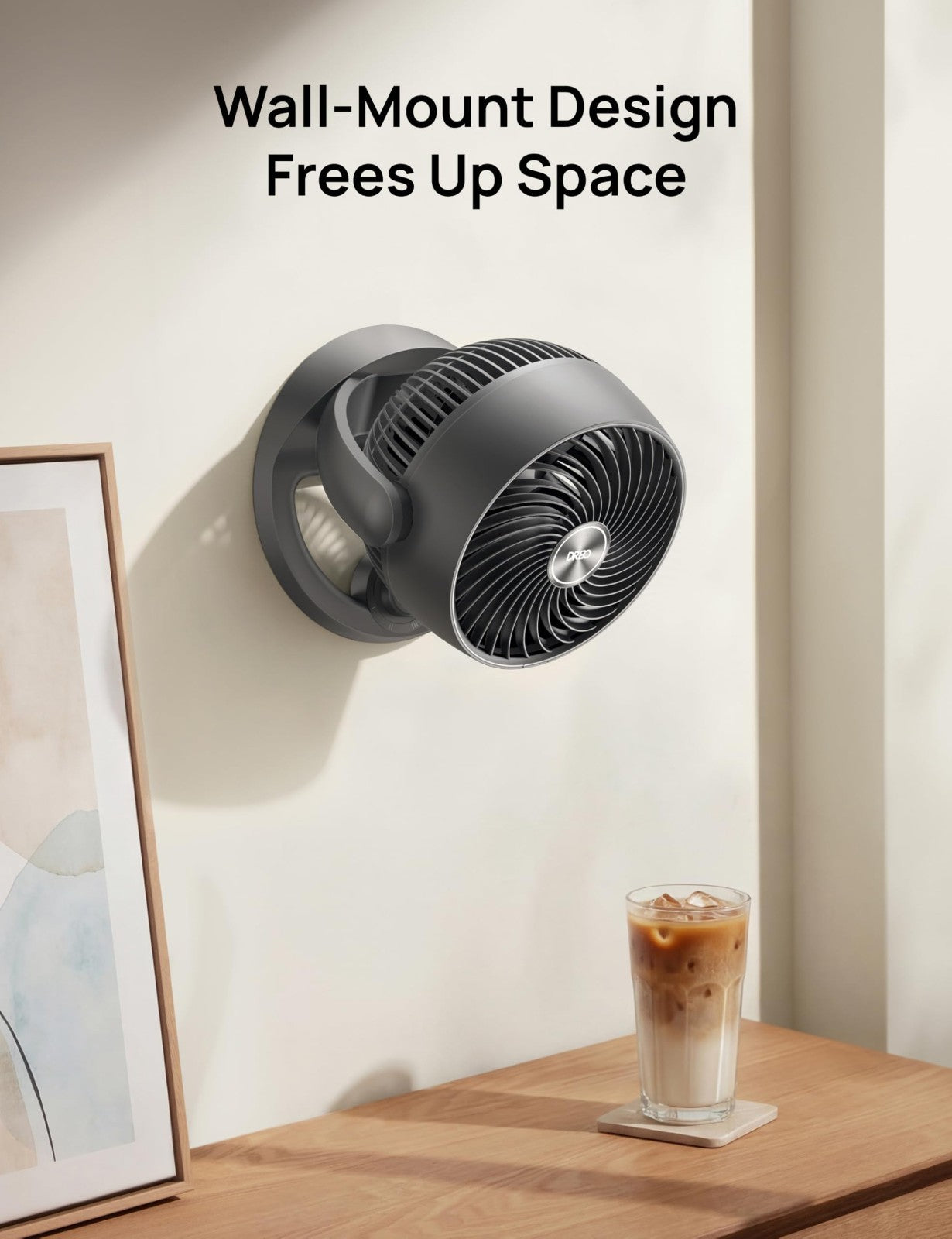 12 Inch Desk Fan Powerful Air Circulator, 120° Tilt, Ultra Quiet 25dB, 3 Speed7