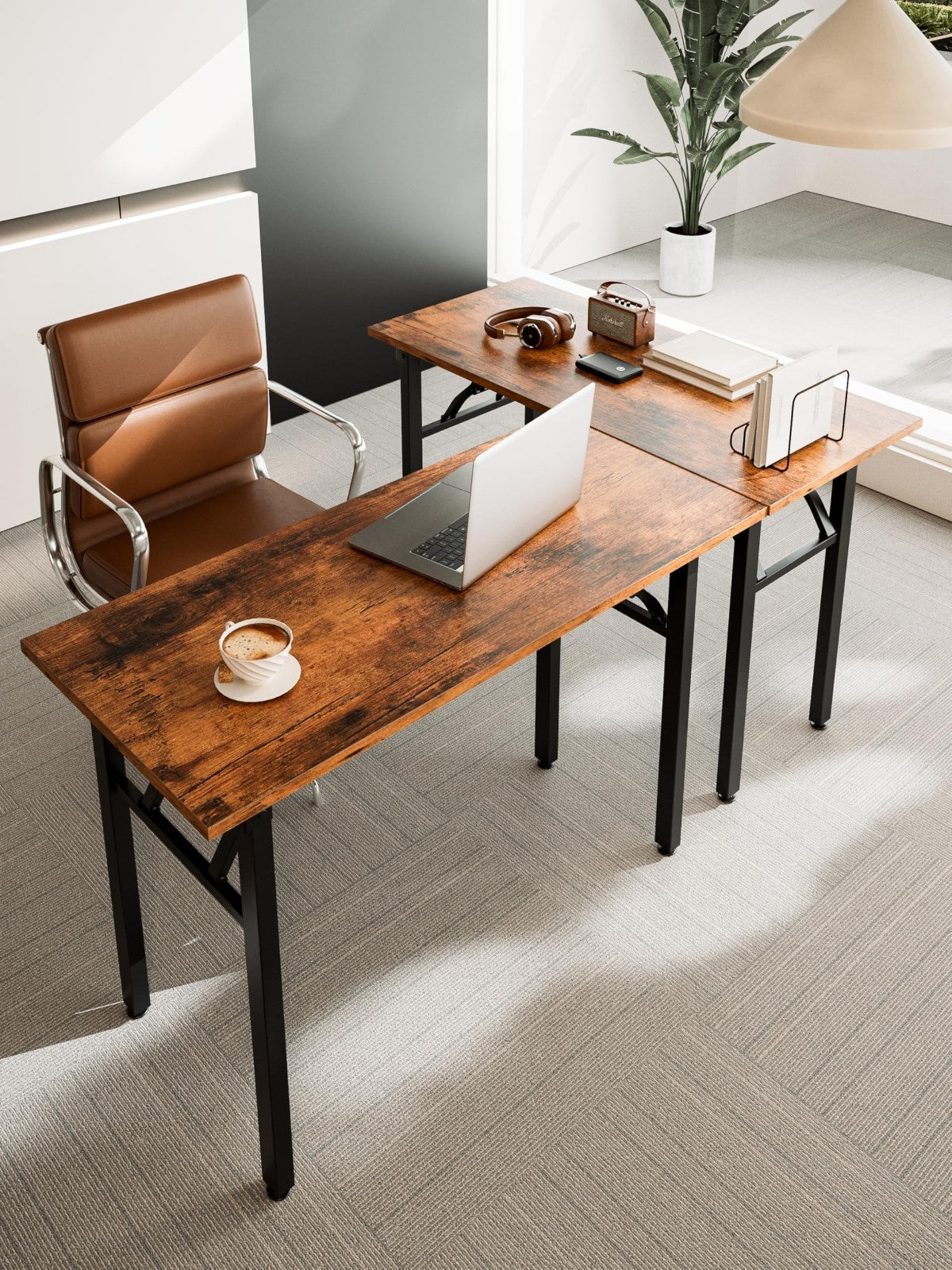 Compact Folding Laptop Desk – 35.8" Portable Table for Small Spaces, Easy Storag7