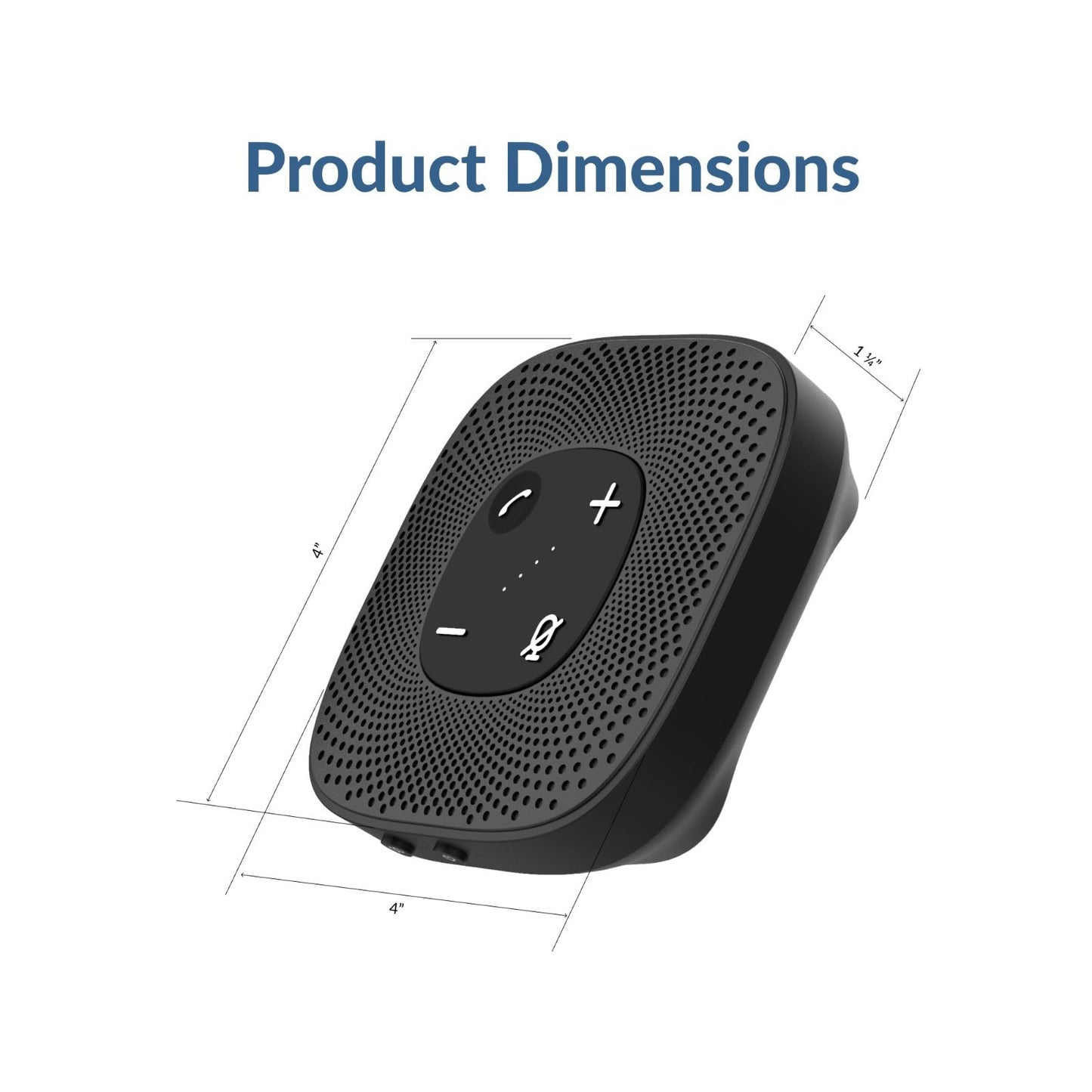 Conference Speakerphone USB & Bluetooth, 360° Noise Cancelling Mic, 66 Ft Rang12