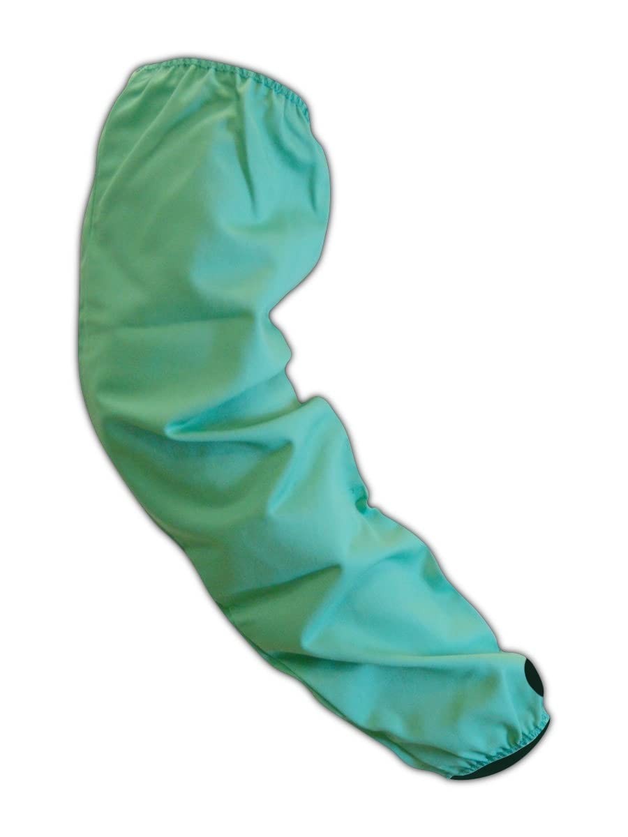 Flame Resistant 24" Sleeves with Thumb Slot - Heat Protection, One Size, Green1