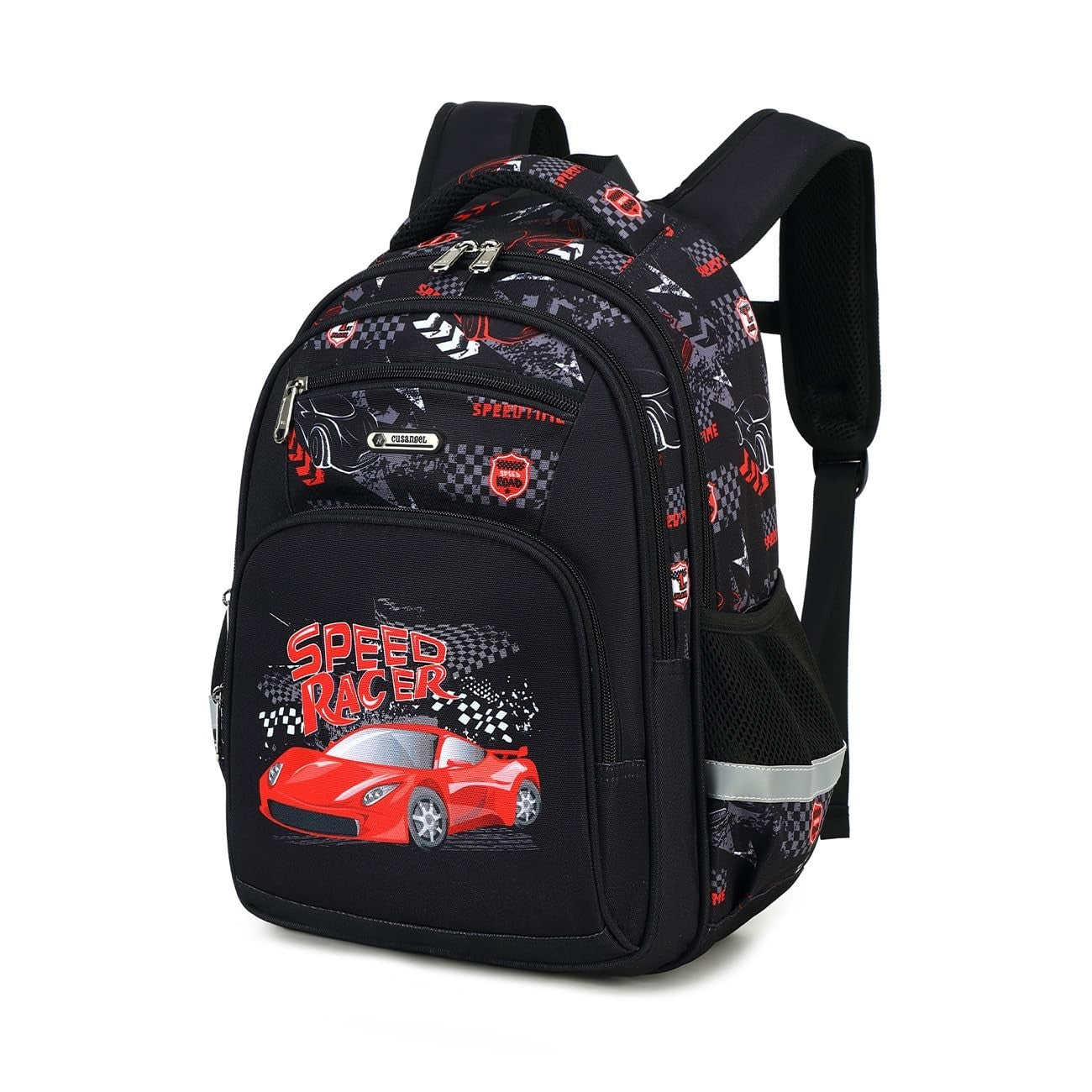 Kids School Backpack with Lunch Bag for Girls, Large Capacity Bookbag, Nylon Day7