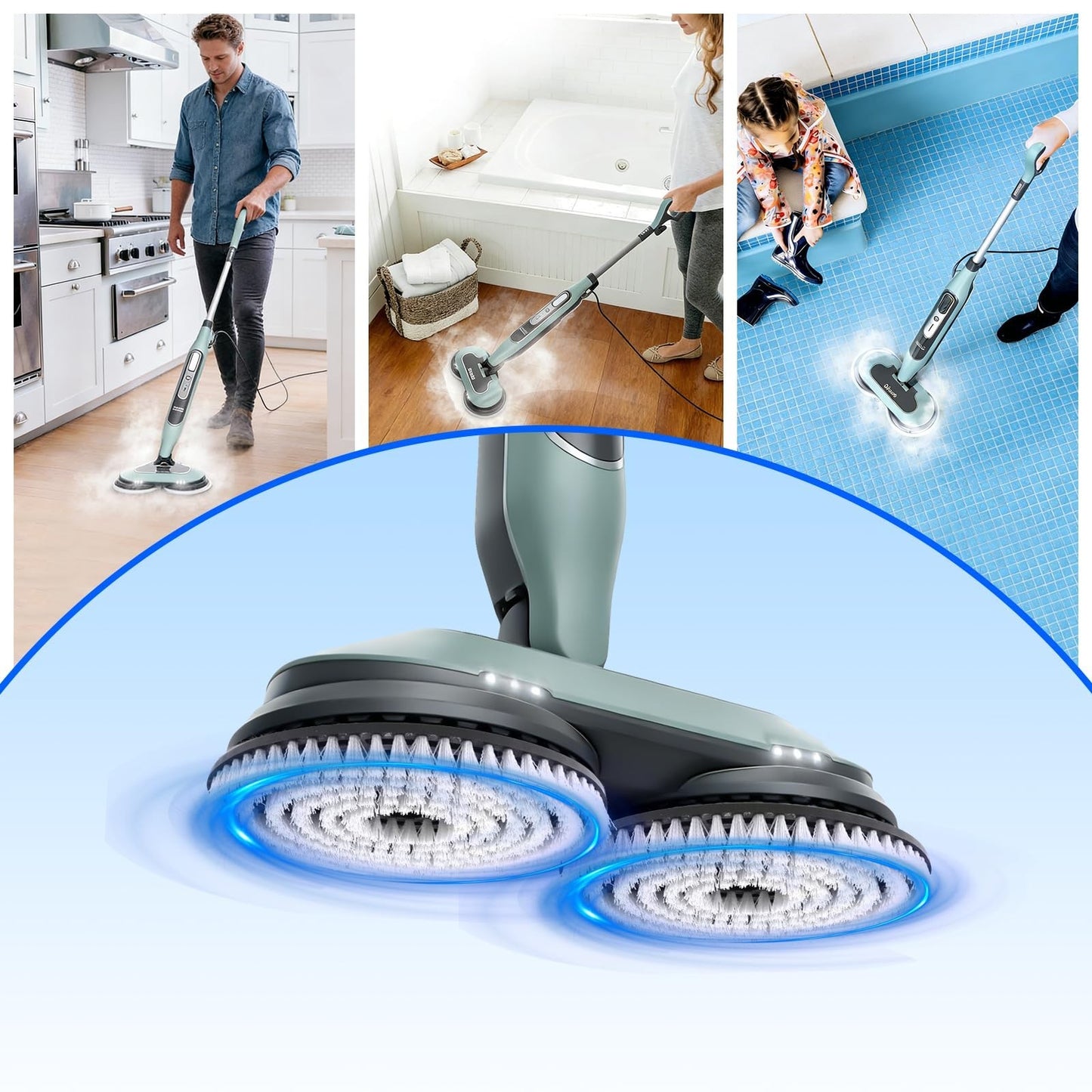 2 Pack Upgraded Replacement Steamer Pads for Shark Steam Mop - Deep Clean Floors4