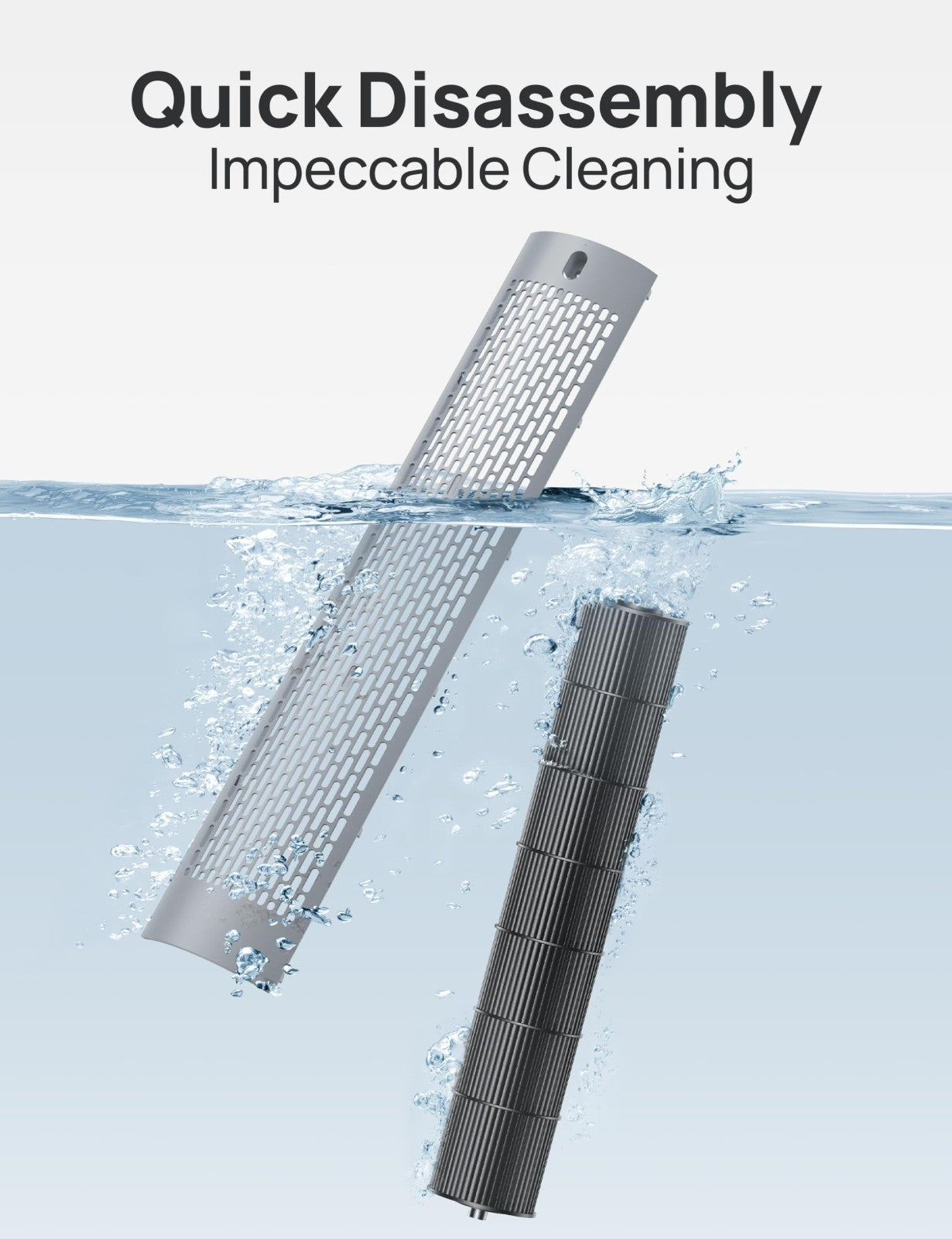 Bladeless Tower Fan with 9 Speeds, 90° Oscillation, 20dB Quiet, 12H Timer Idea6