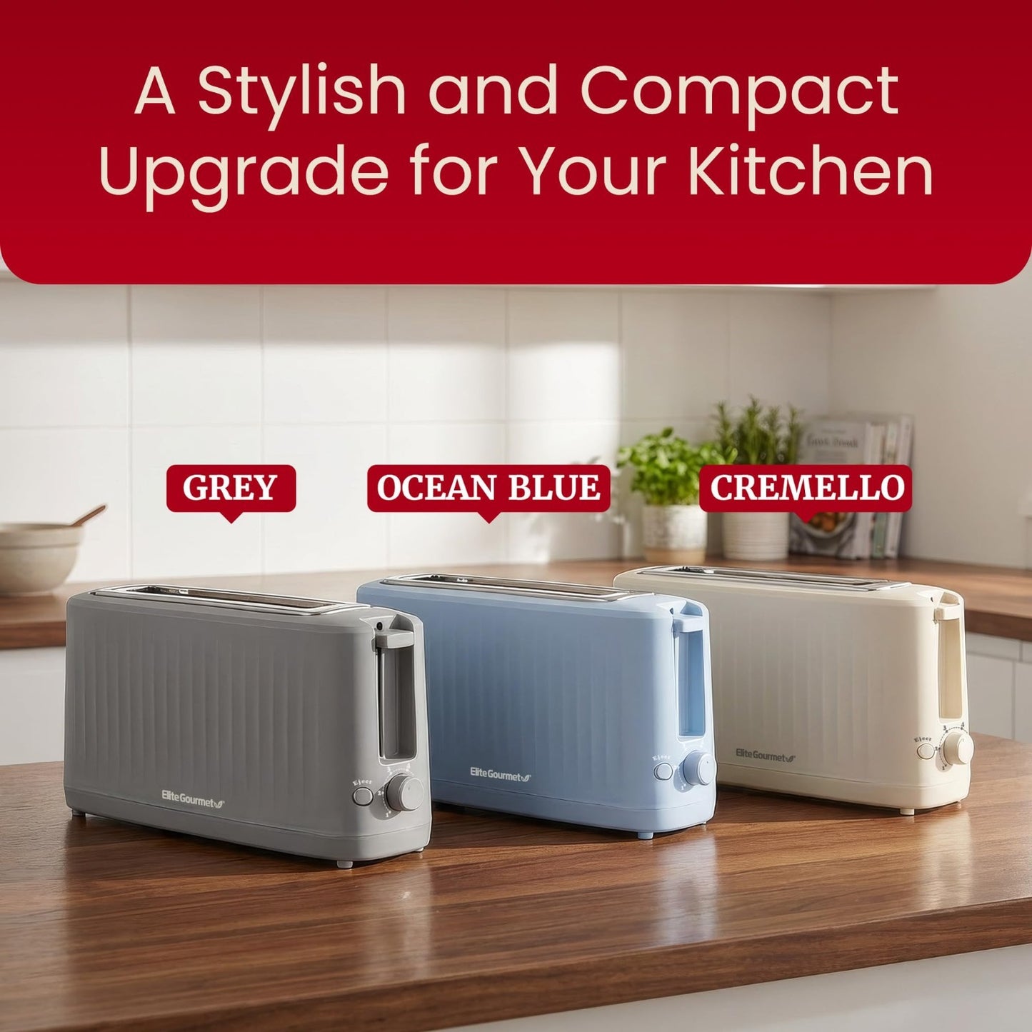 2-Slice Long Slot Toaster with Cool-Touch Body, 6 Browning Settings, Extra-Wide7