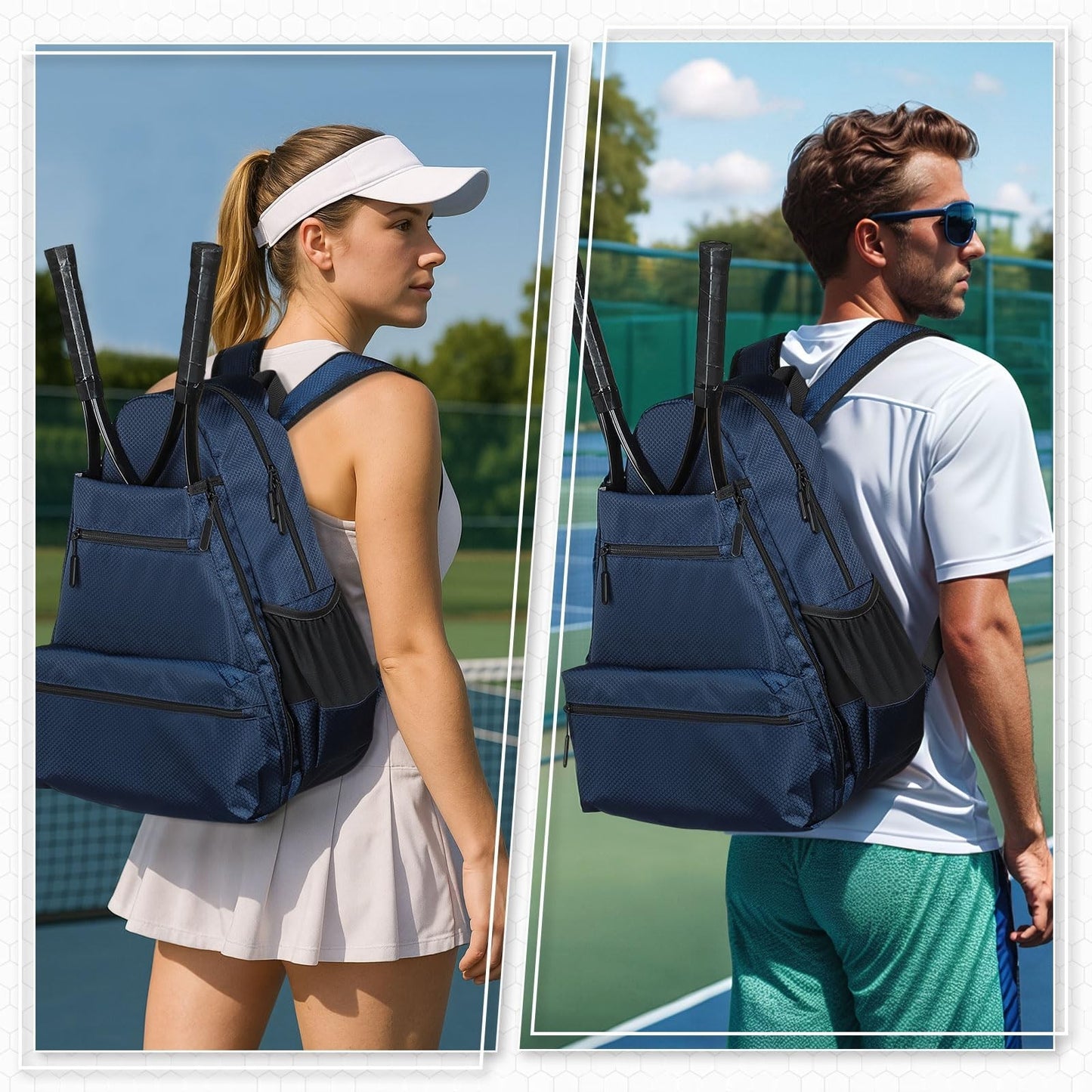 Optimized eBay Title: Waterproof Tennis Backpack with Shoe Compartment, Wet/Dr5