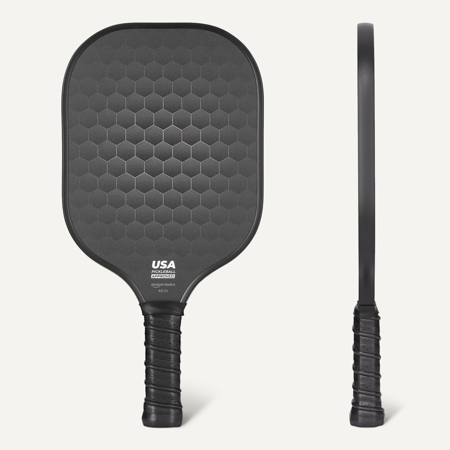 Set of 2 USAPA Approved Carbon Fiber Pickleball Paddles with 4 Balls & Carry Bag4