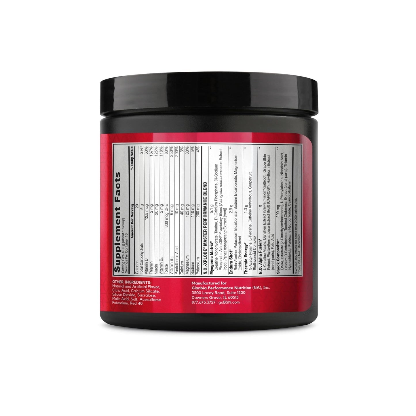 Pre Workout Powder with Creatine & Beta-Alanine, Fruit Punch, 16 Servings - Ener6