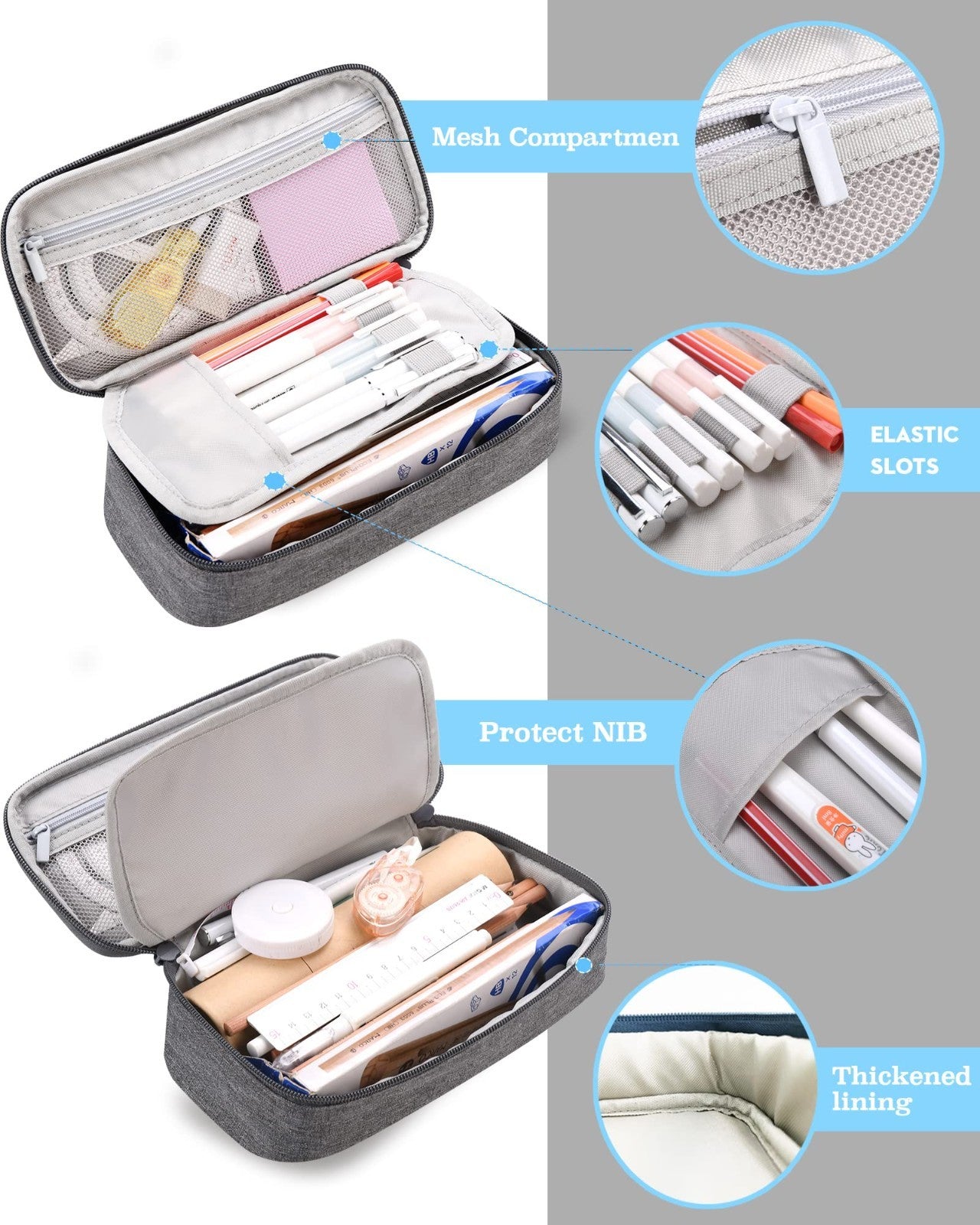 Large Capacity Pencil Case Pouch Bag for Kids Ideal Gift for Girls & Boys5