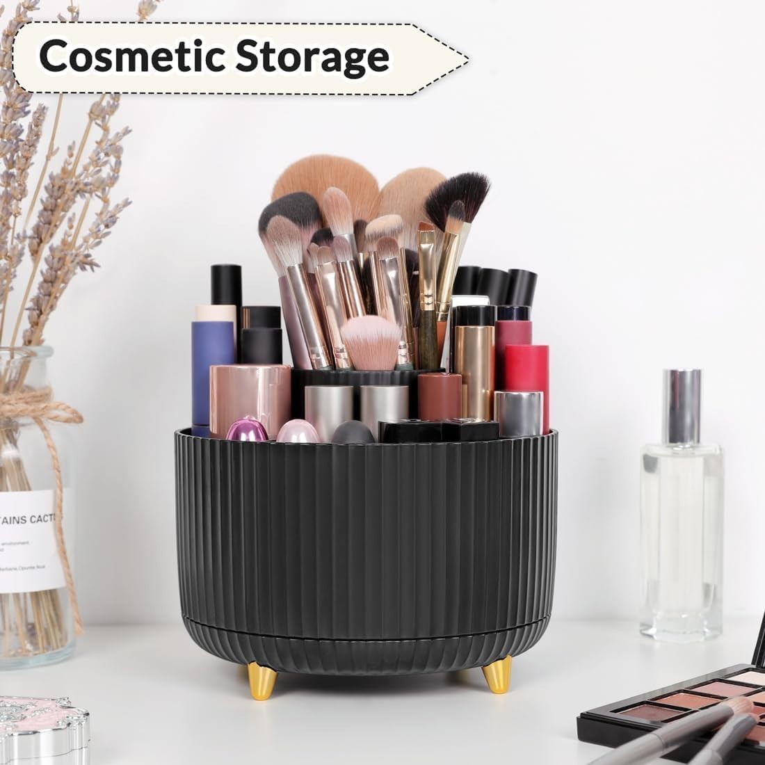 360° Rotating Desk Organizer Stylish Pencil & Pen Holder for Home/Office Use6