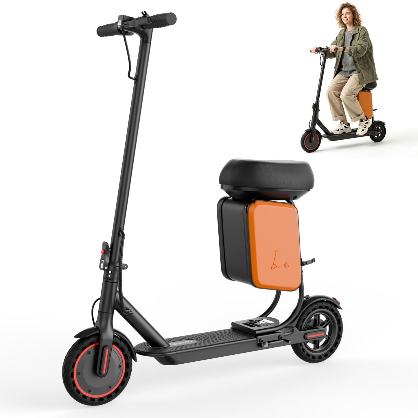 Electric Scooter 8.5''/10'' - 19/20MPH, 700/1000W Motor, 15/22 Miles Range, Port10