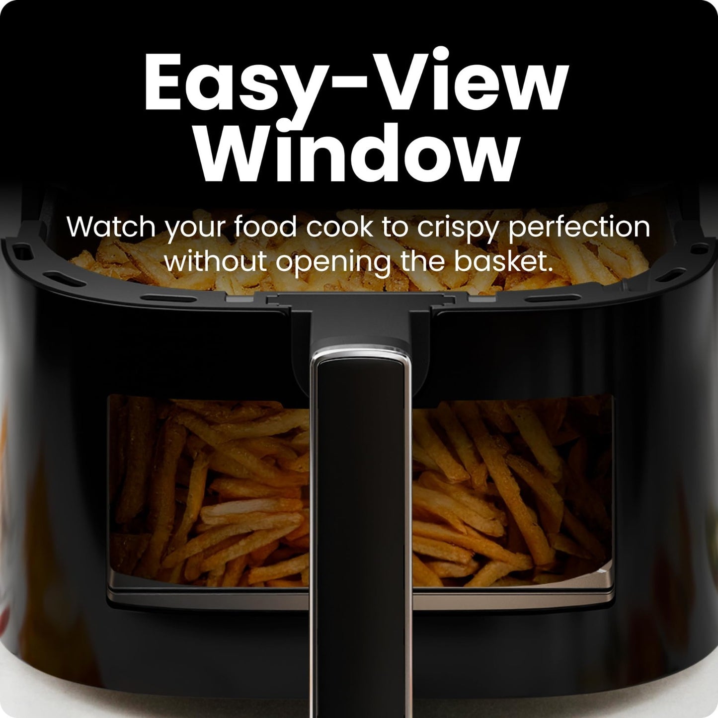 6QT Air Fryer Compact with Hi Fry Technology, Touch Controls & Easy View Window7