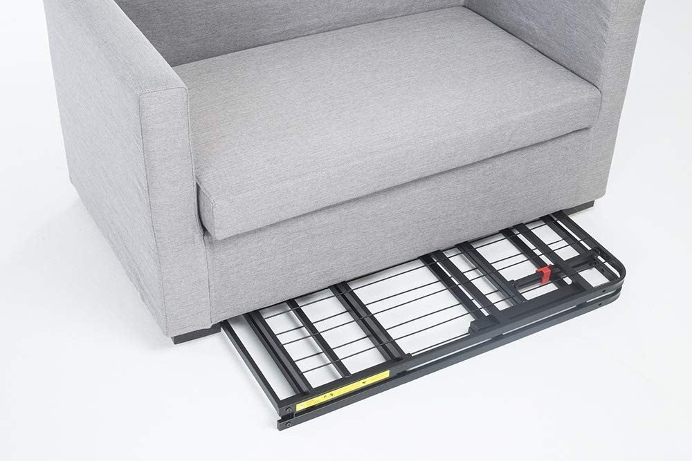 Sturdy Full Size Bed Frame with Underbed Storage, Foldable Metal Platform, Noise12