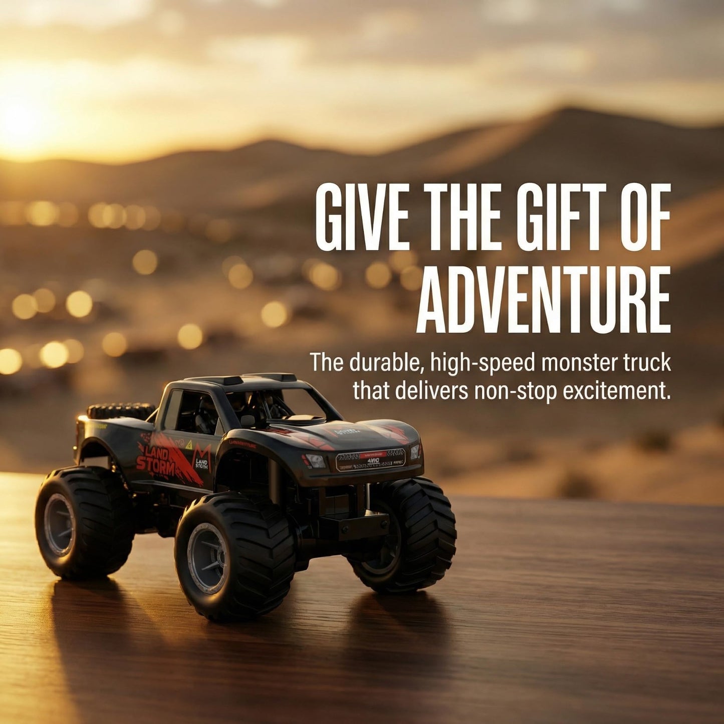 Amphibious Remote Control Car - Submersible 4WD Monster Truck for Kids, 60+ Min6