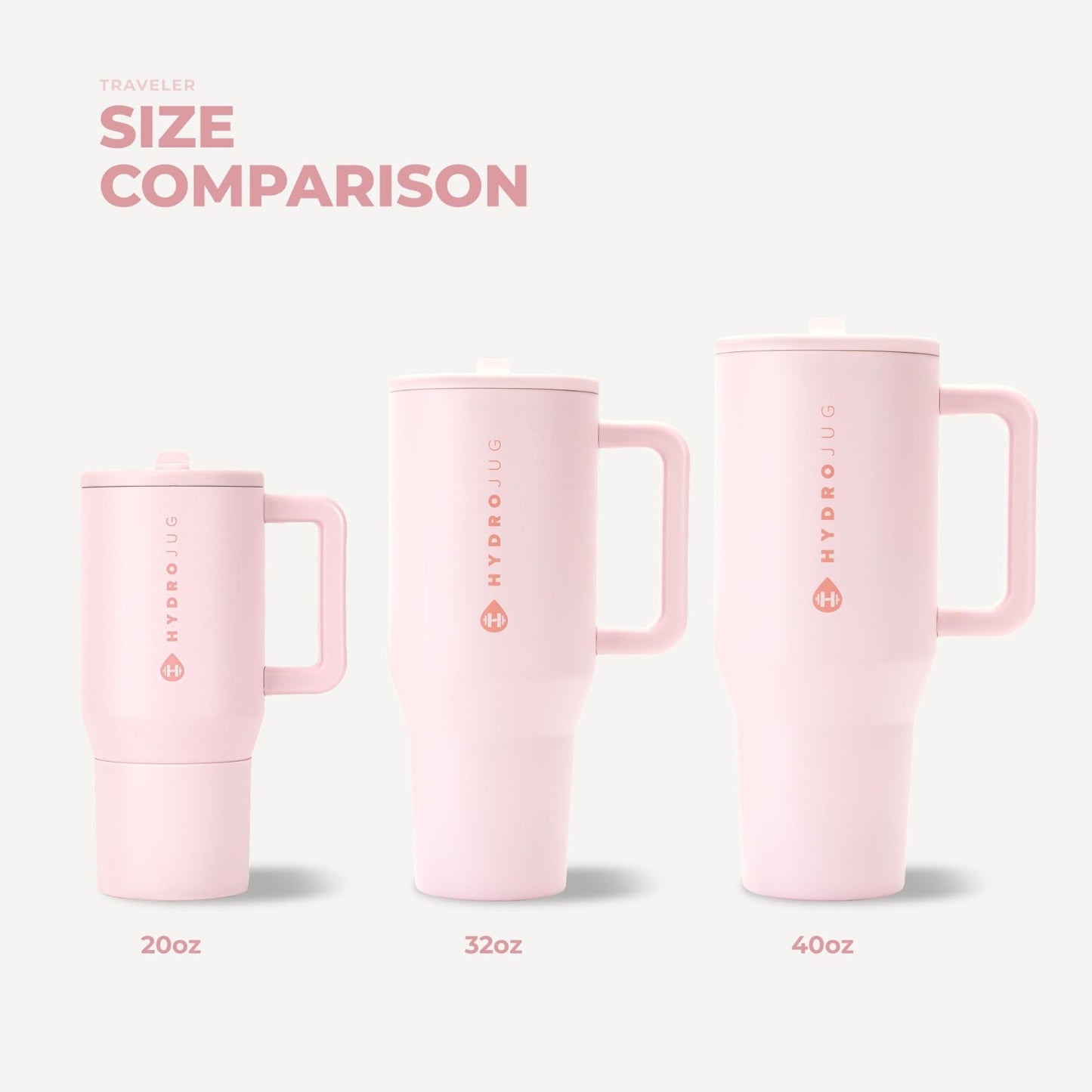 40oz Insulated Tumbler with Handle & Straw Travel Mug, Pink Sand, BPA Free4