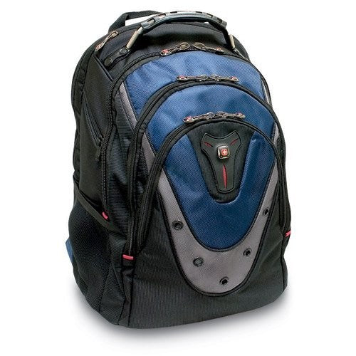 17" Laptop Backpack for Men & Women, Stylish Black/Gray/Blue Bag, Durable & Spac5