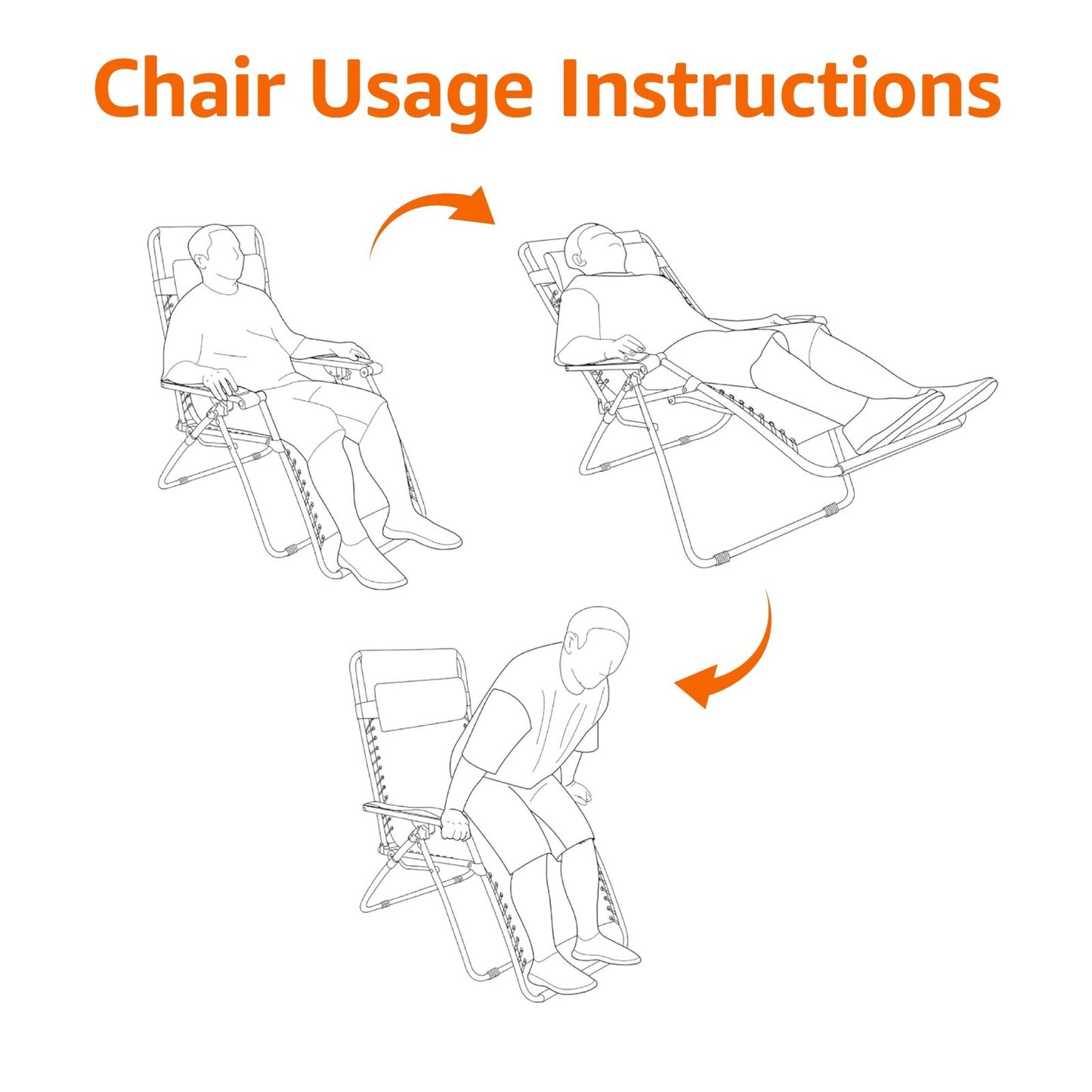 Zero Gravity Lounge Chair with Pillow Foldable Outdoor Recliner, Weather Resis4