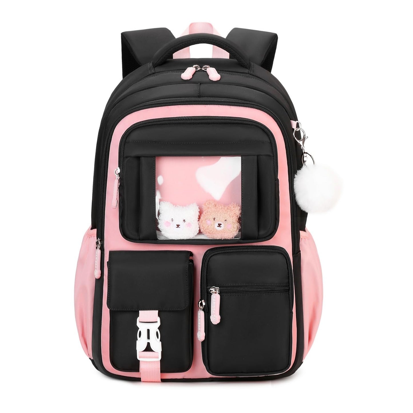 Kawaii Girls School Backpack - Cute Book Bag for Middle & Elementary Students, B8