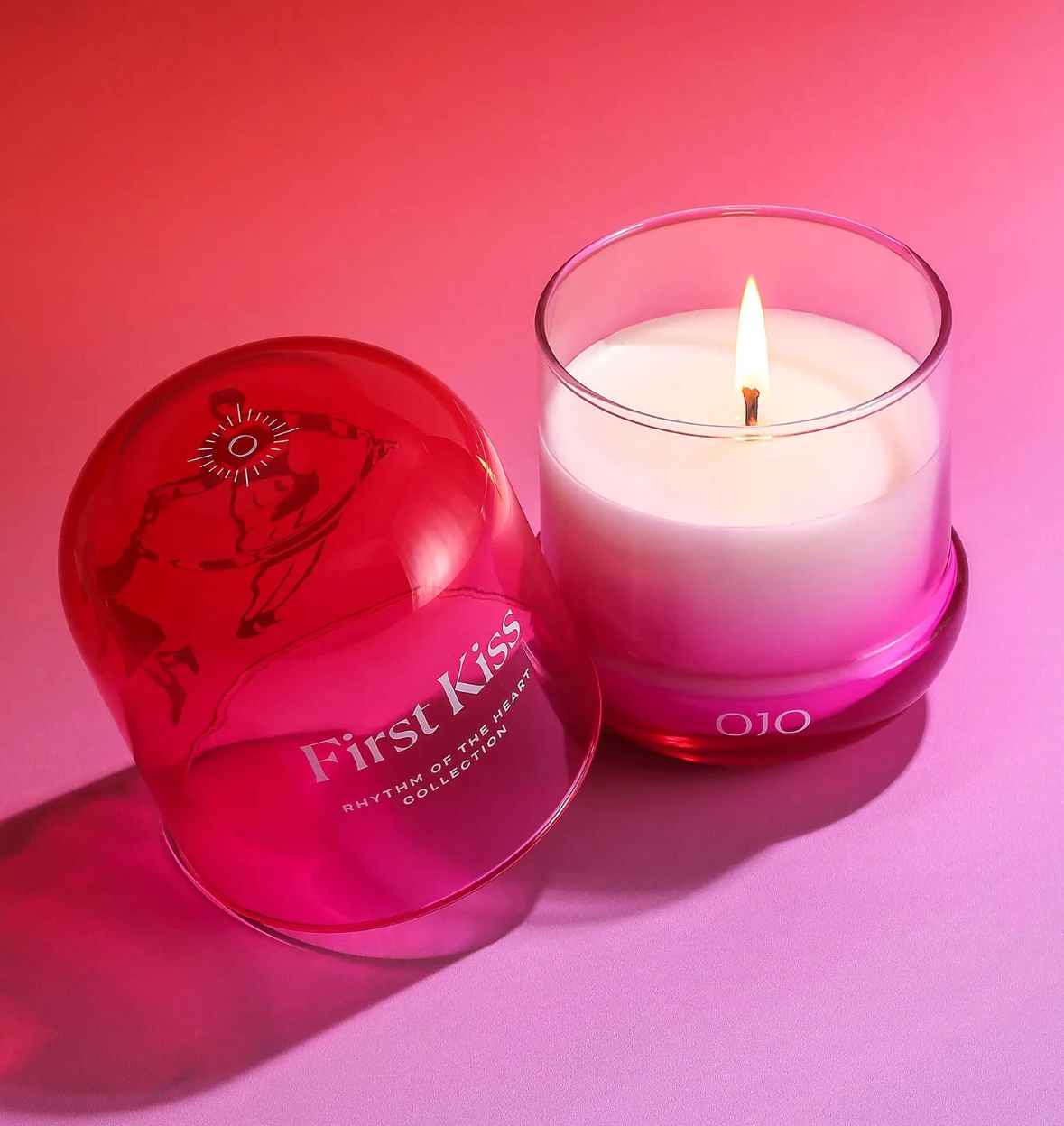 OJO First Kiss Scented Candle – 7.8 oz Jar Wax Candle1