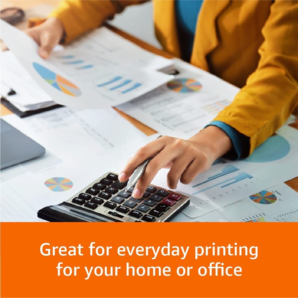Multipurpose Copy Printer Paper, 20 lb, 8.5x11", 10 Reams (5000 Sheets), Bright6