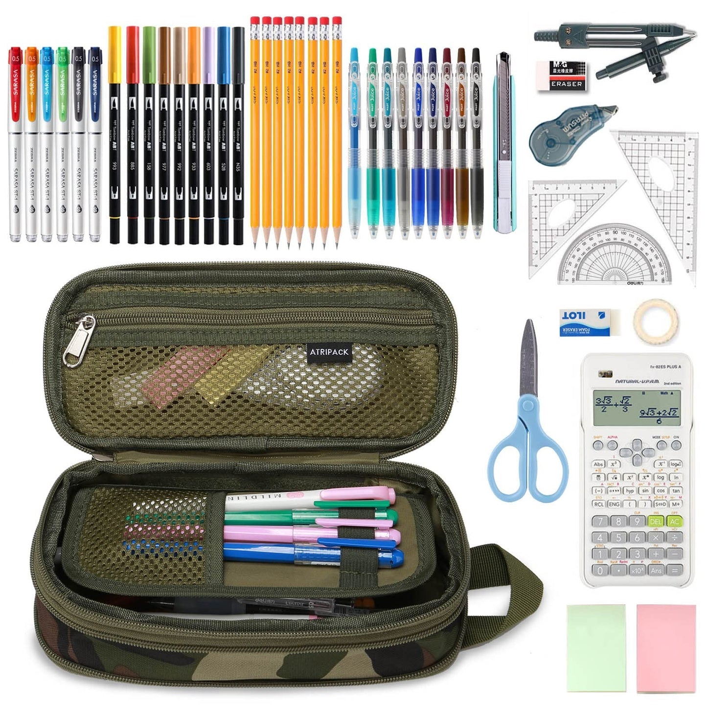Large Capacity Tactical Pencil Case Storage Pouch for Markers, Tools & Station5